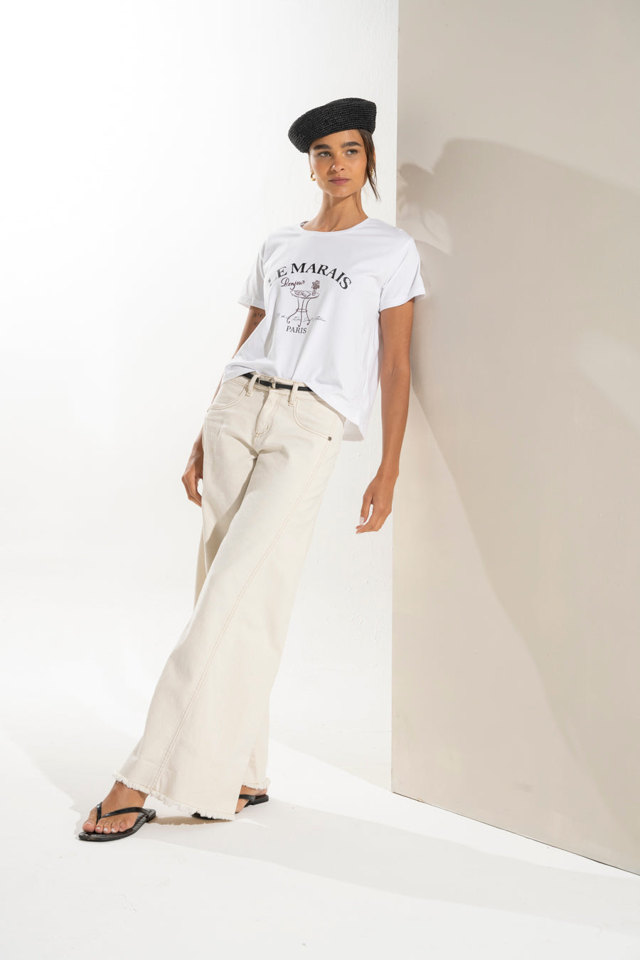POLERA LE MARAIS blanco