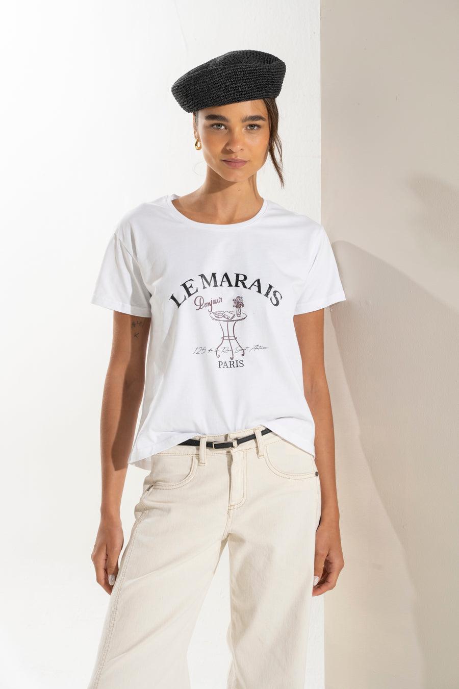 POLERA LE MARAIS blanco