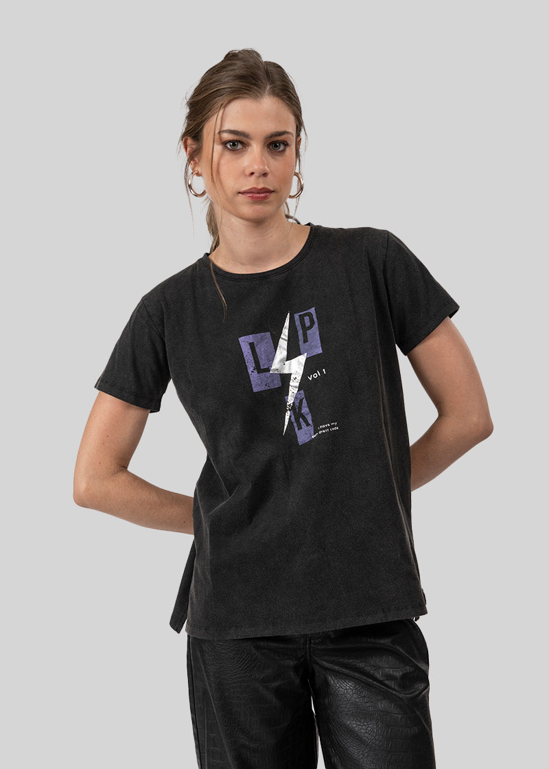 POLERA RAYO grafito