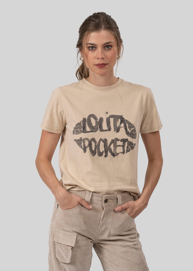POLERA BOCA beige