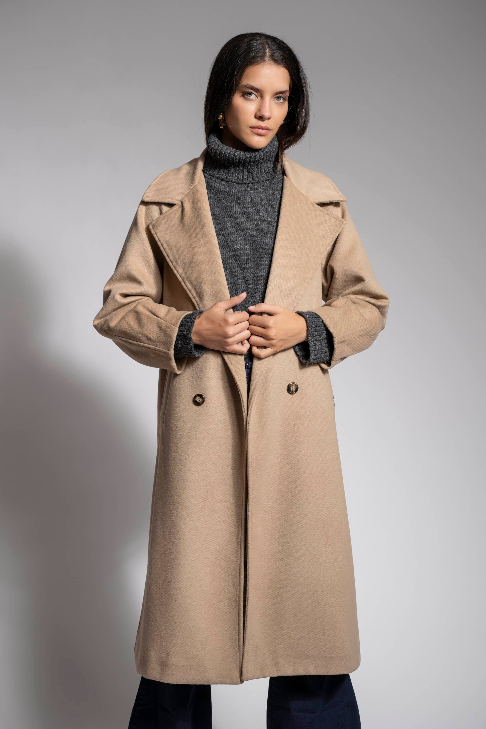 ABRIGO MILANO camel