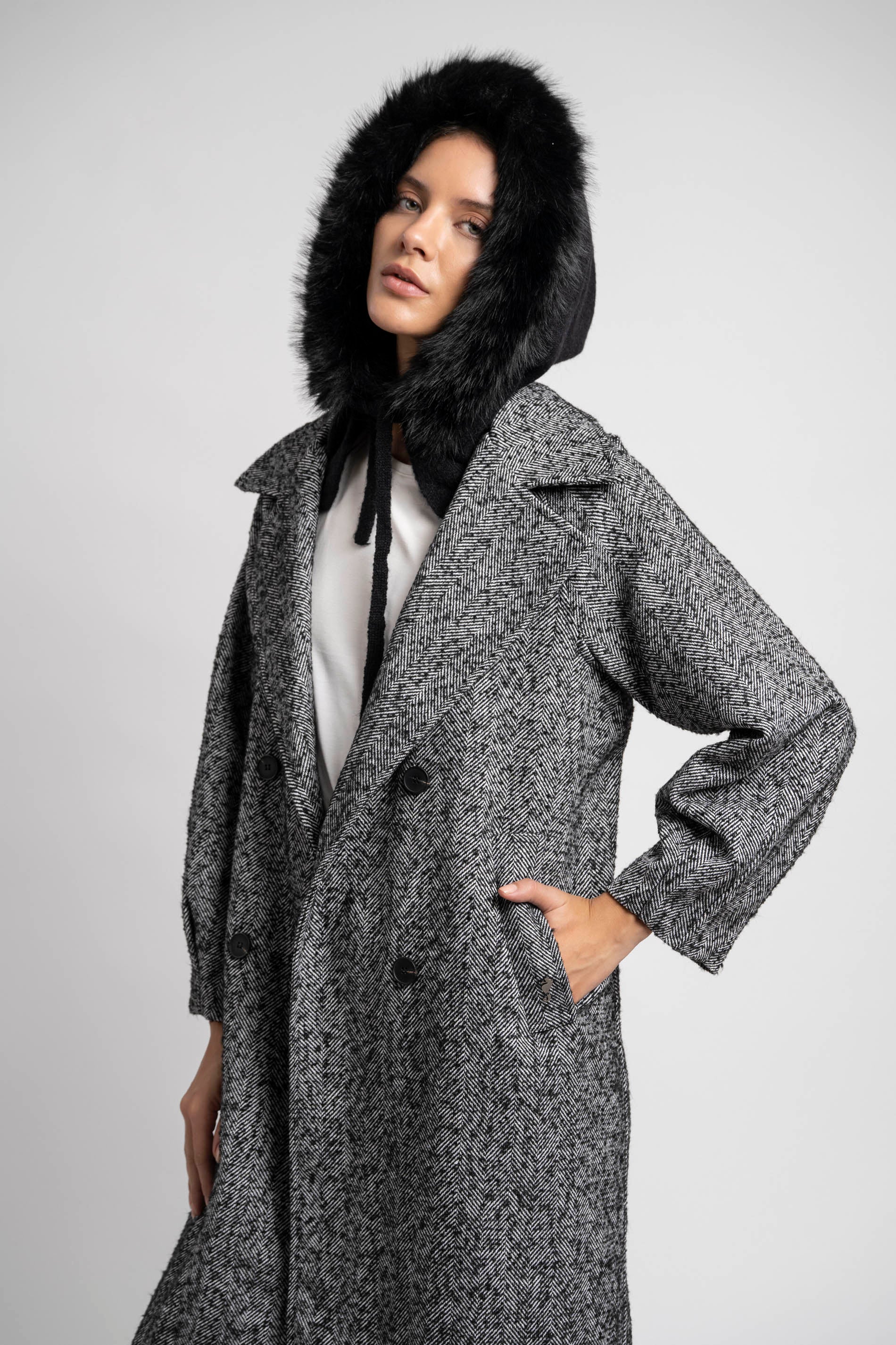 ABRIGO MILANO gris