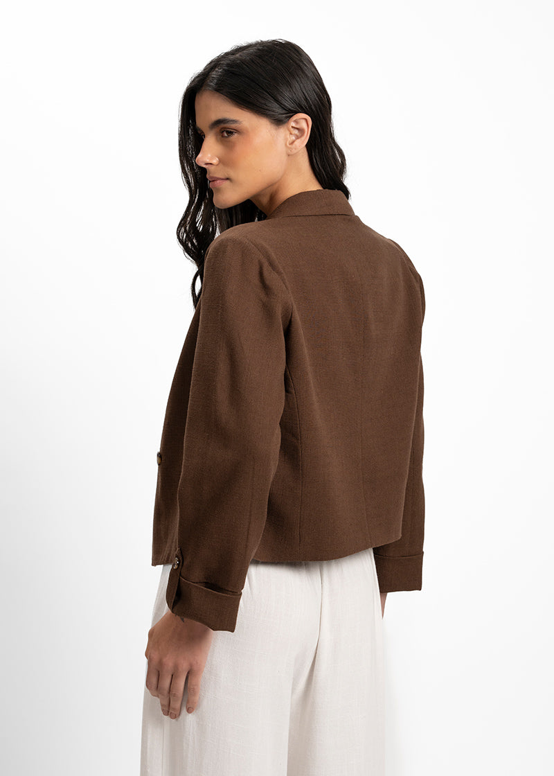 BLAZER HELENA chocolate