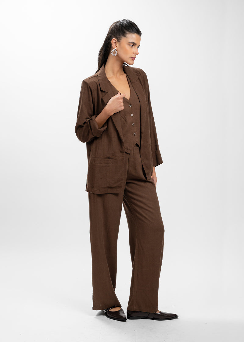 BLAZER JULIETA chocolate