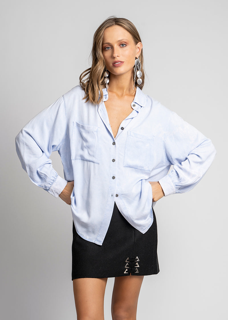 BLUSA MELI celeste