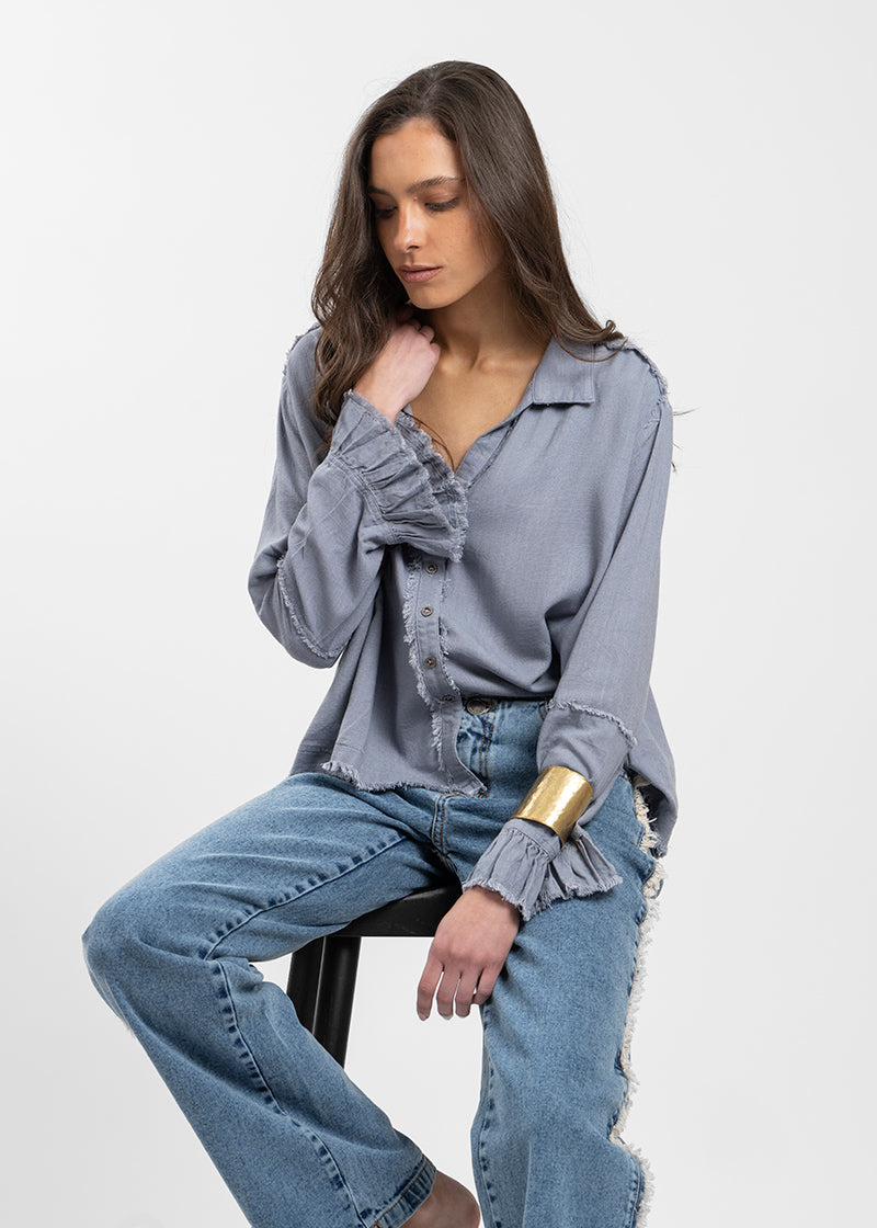 BLUSA SOLE Lino denim