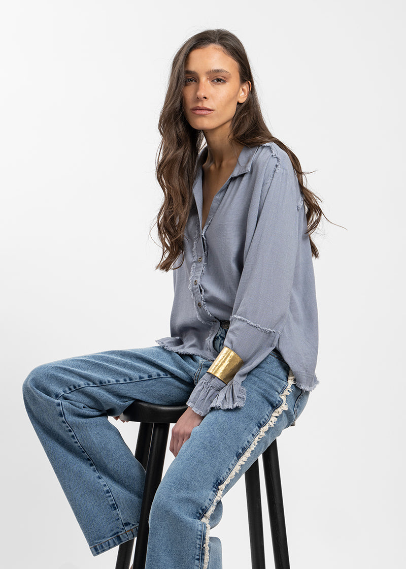 BLUSA SOLE Lino denim