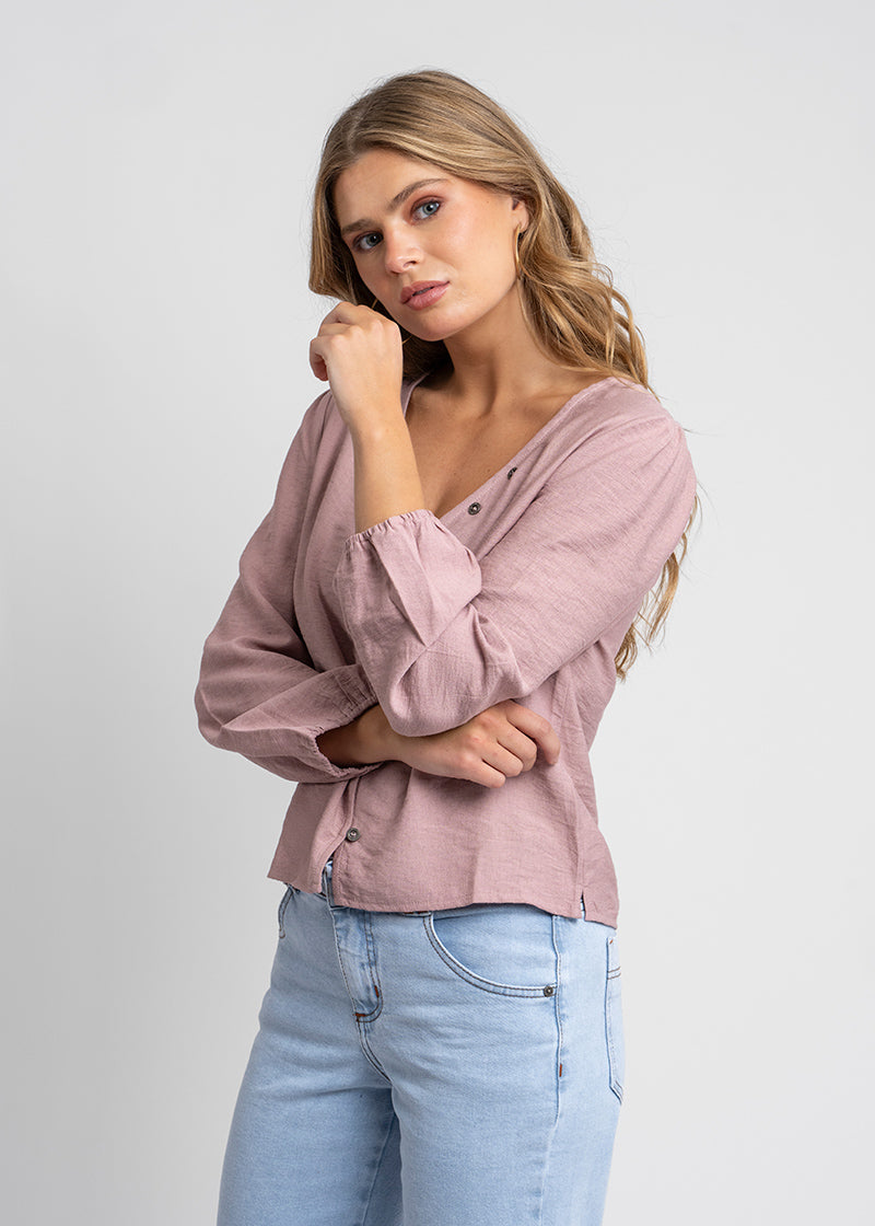 BLUSA TEXAS rosado