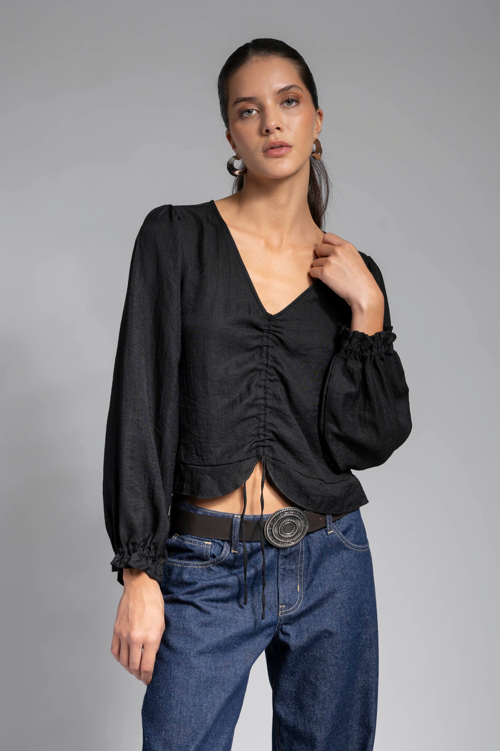 BLUSA ALBA negro
