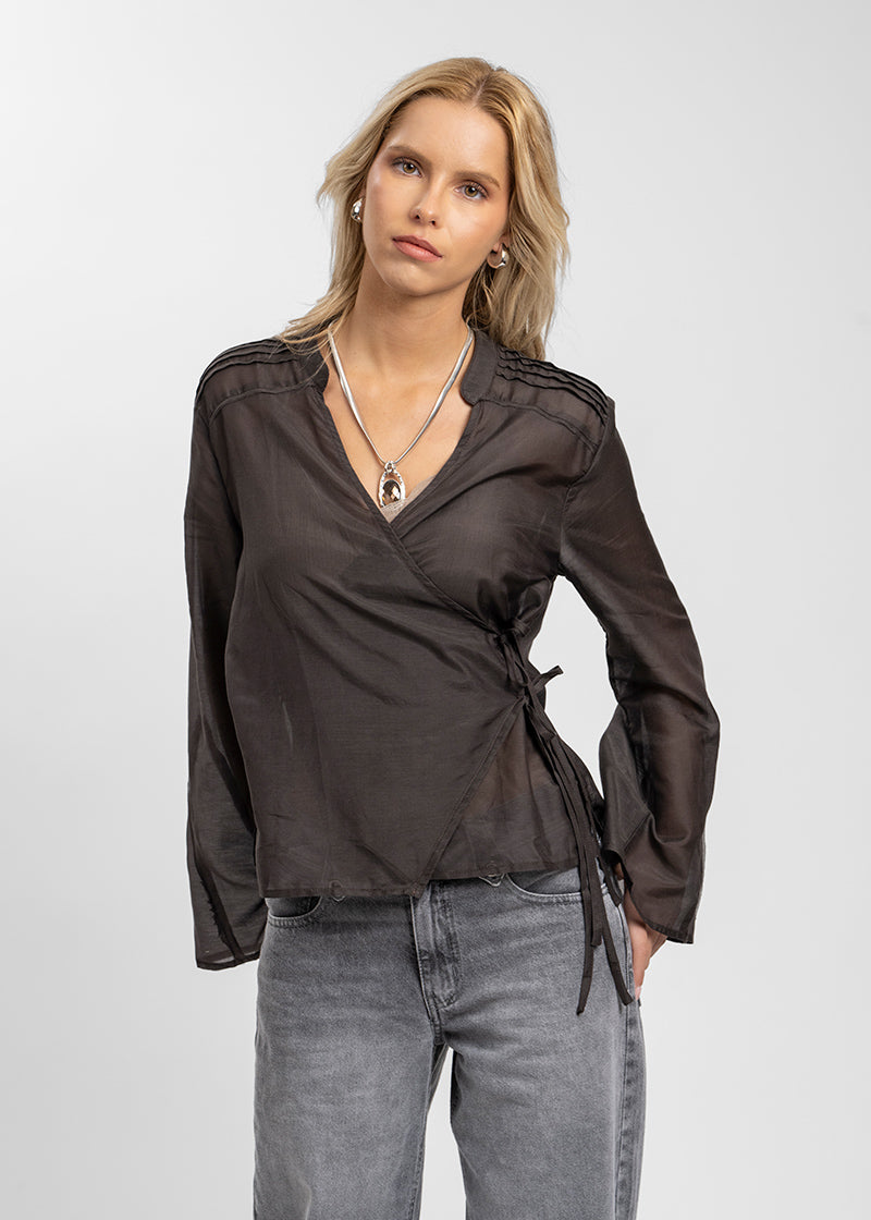 BLUSA BELONA chocolate