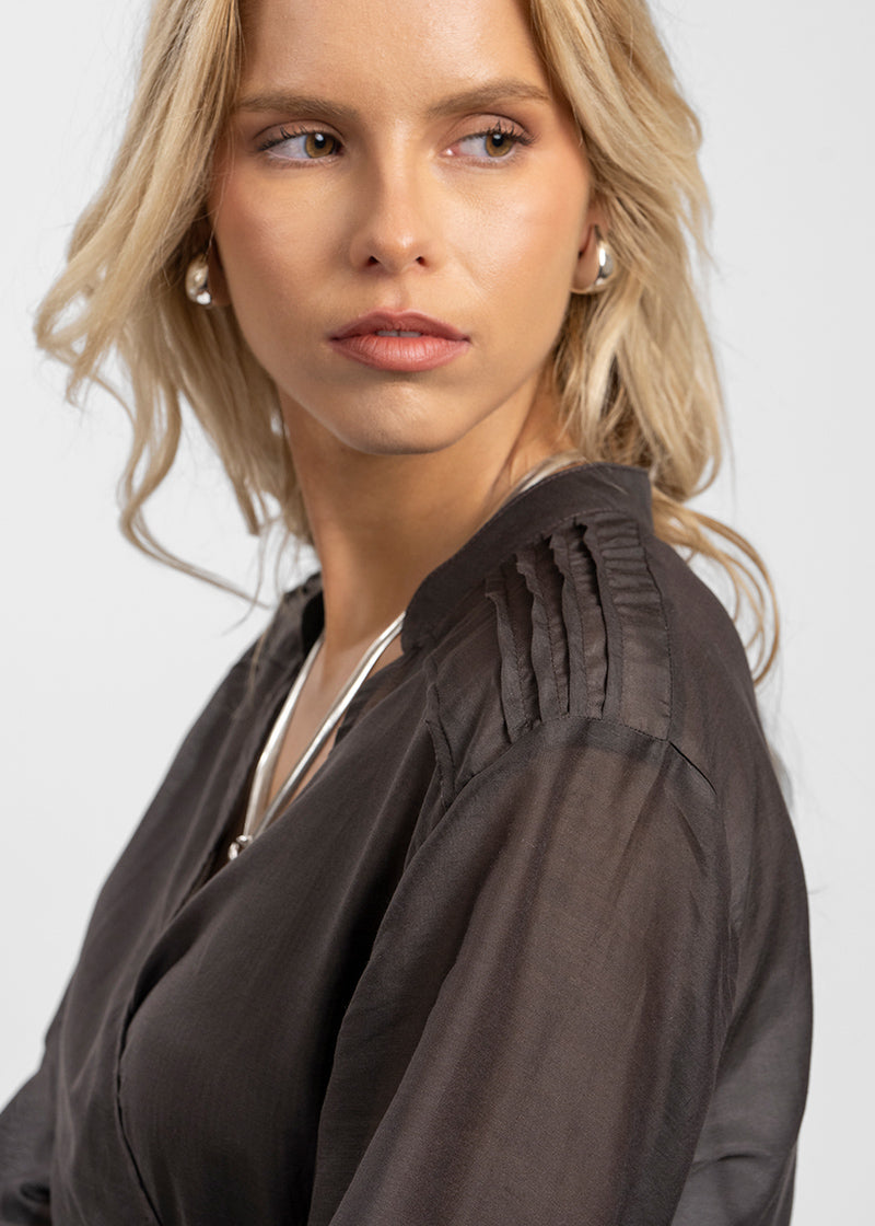 BLUSA BELONA chocolate