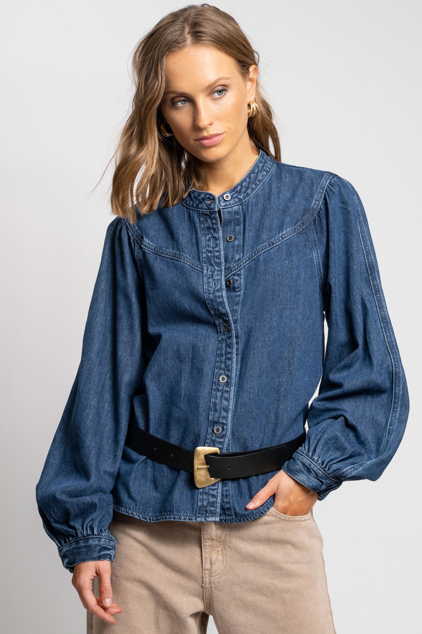 SOBRECAMISA CHARLOTTE denim
