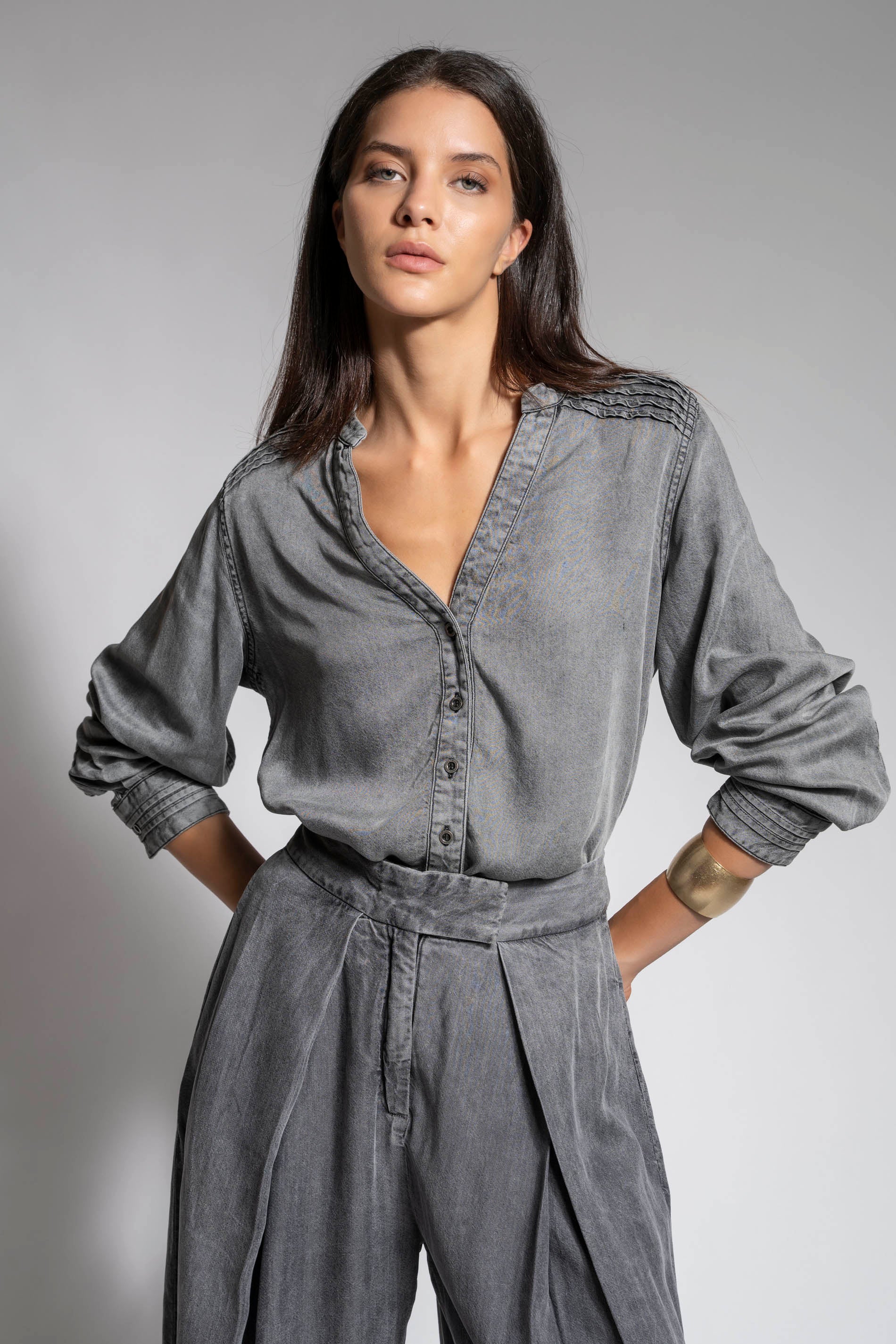 BLUSA EDIE grafito