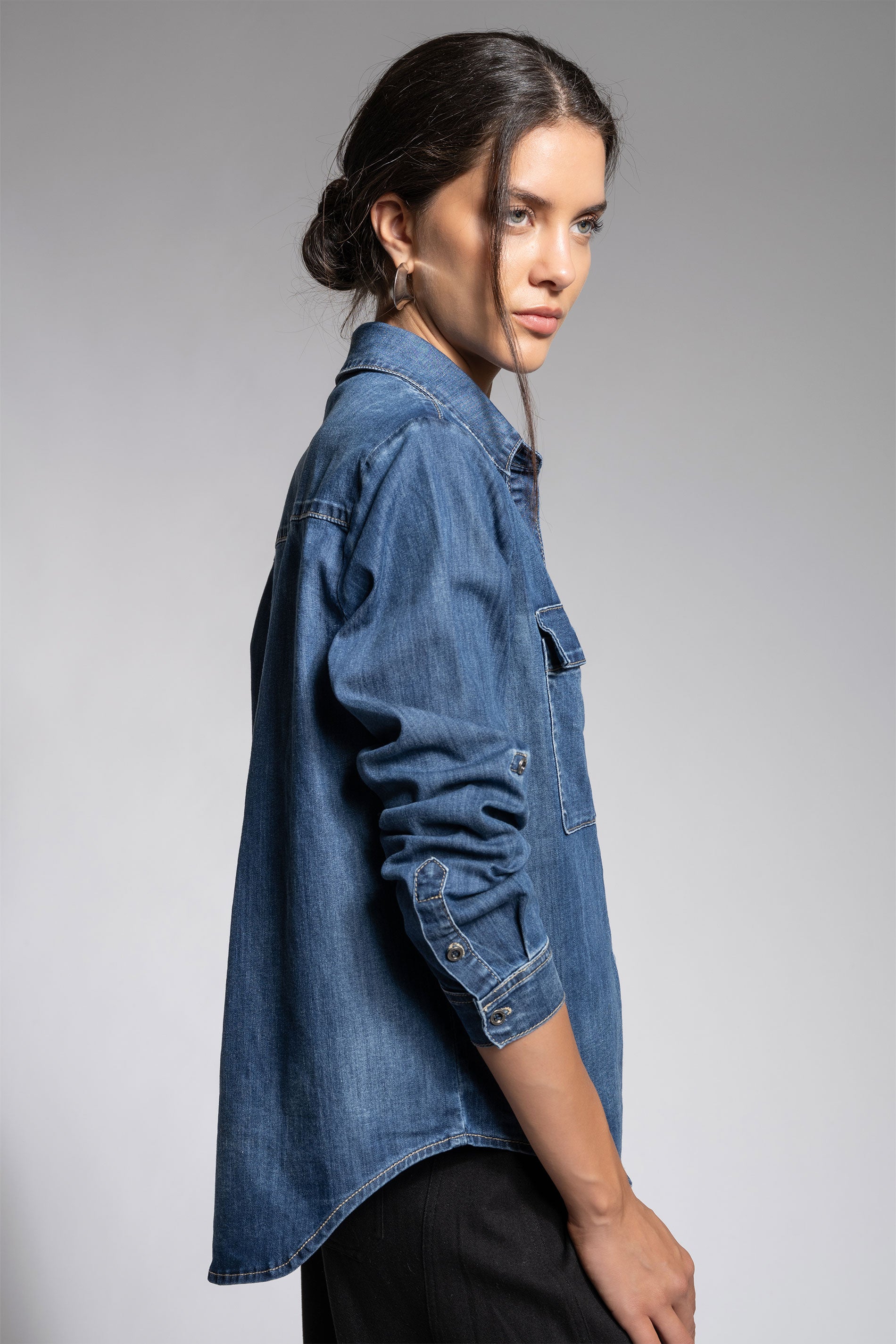BLUSA OLIMPIA denim