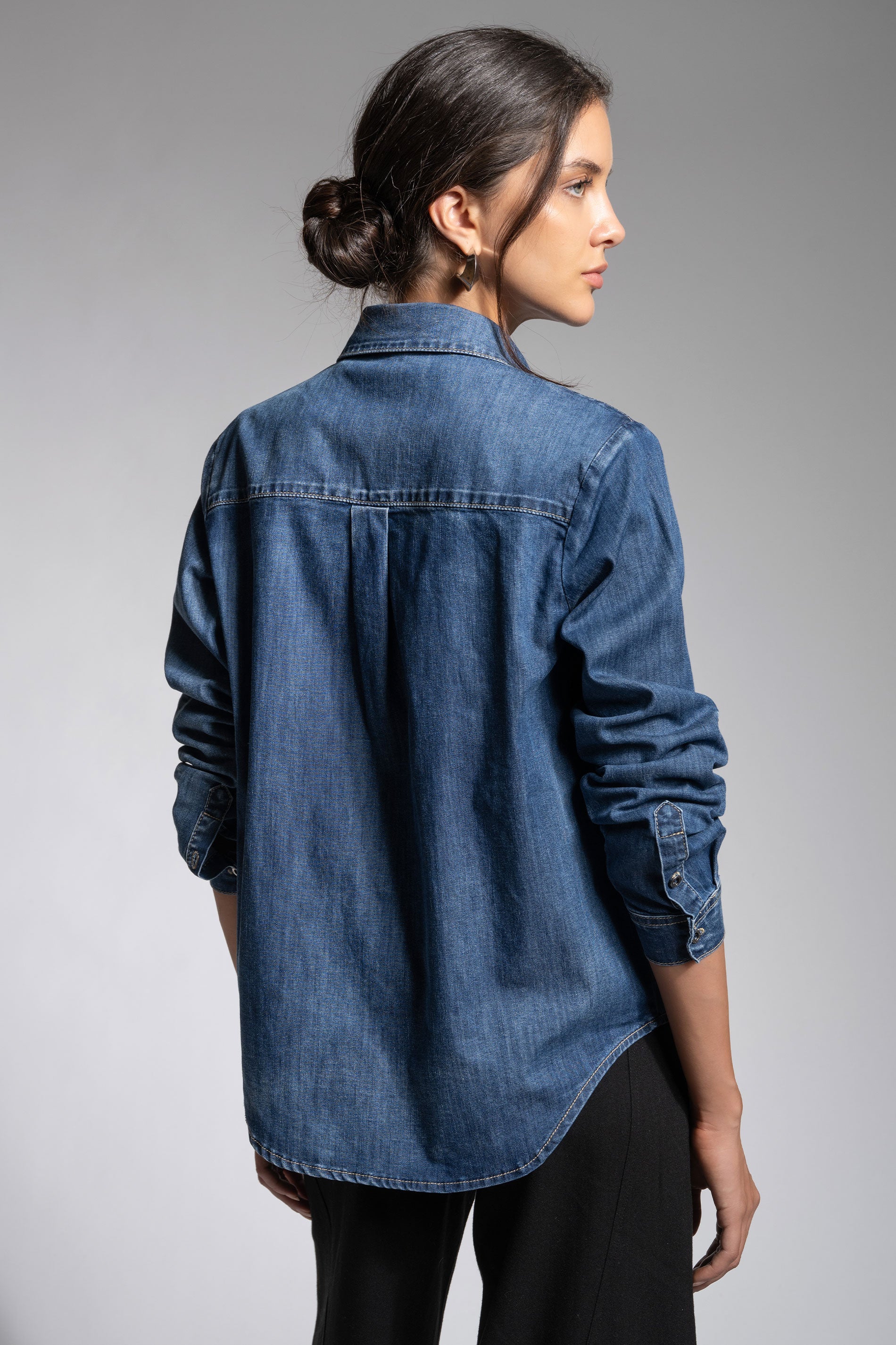 BLUSA OLIMPIA denim