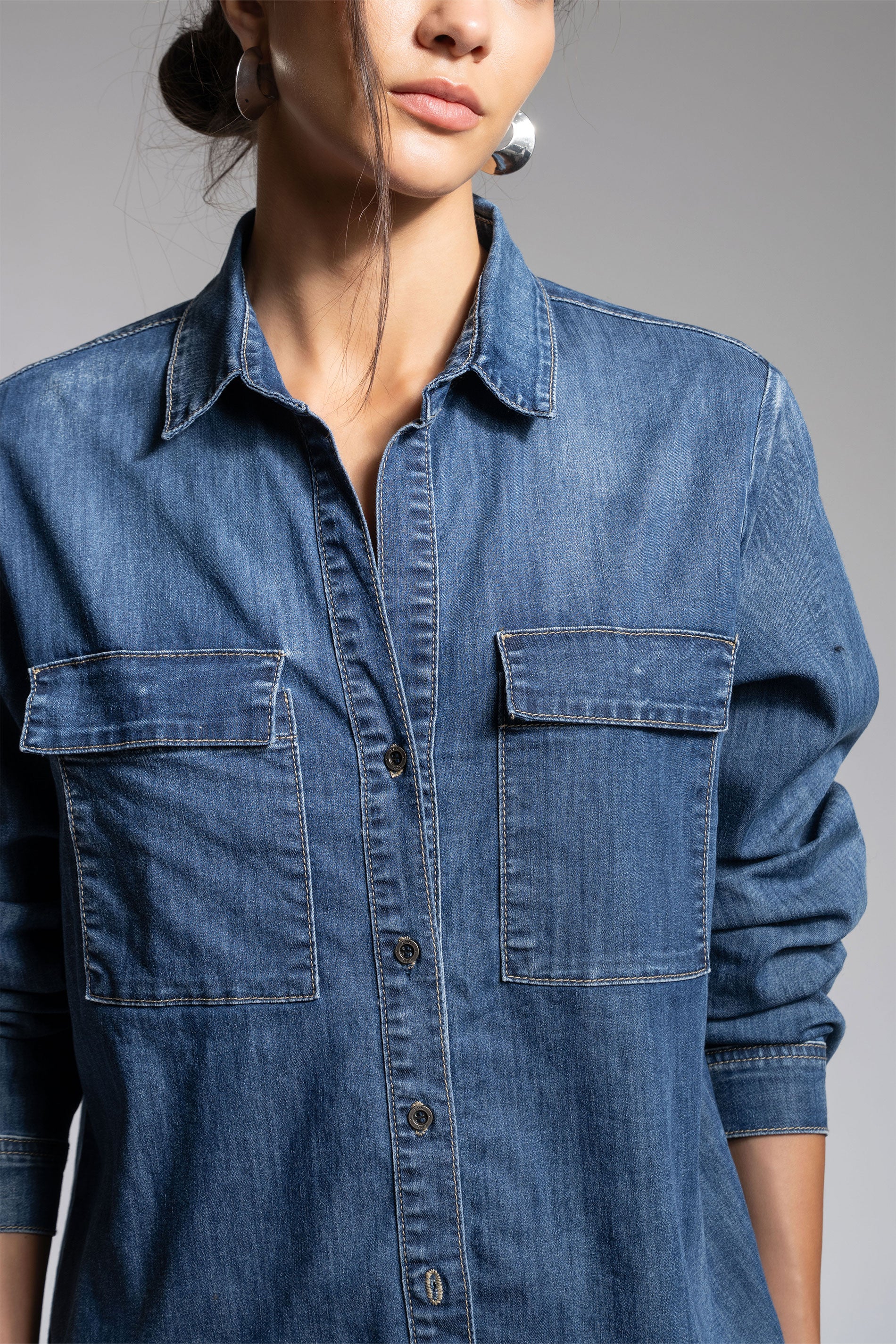 BLUSA OLIMPIA denim
