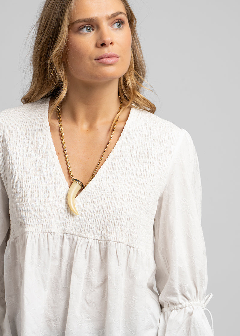 BLUSA ROSA blanco