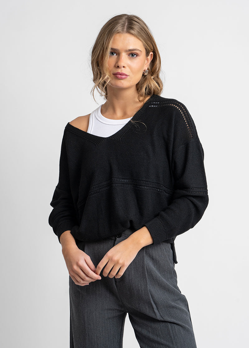 CHALECO DOVER negro