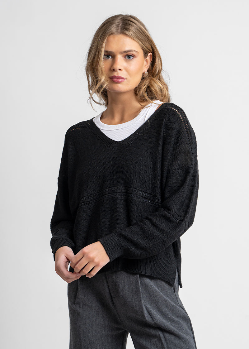 CHALECO DOVER negro