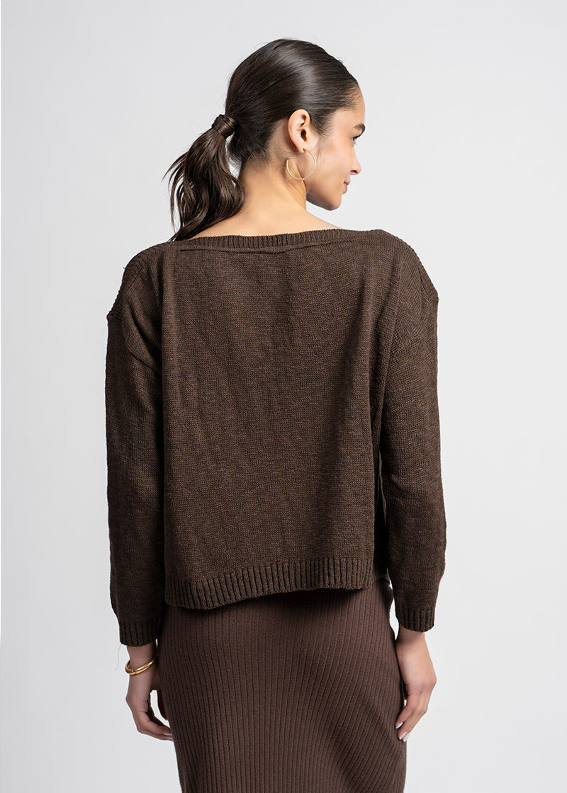 CHALECO ESTRELLA café