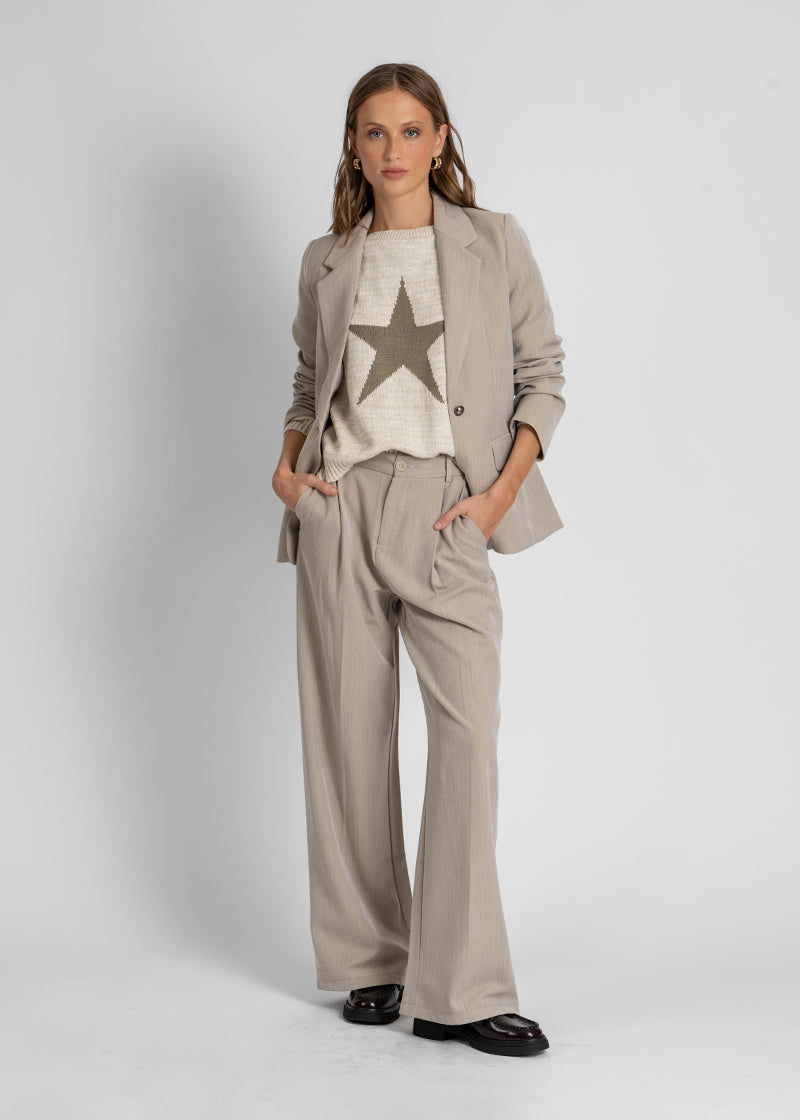 CHALECO ESTRELLA crudo