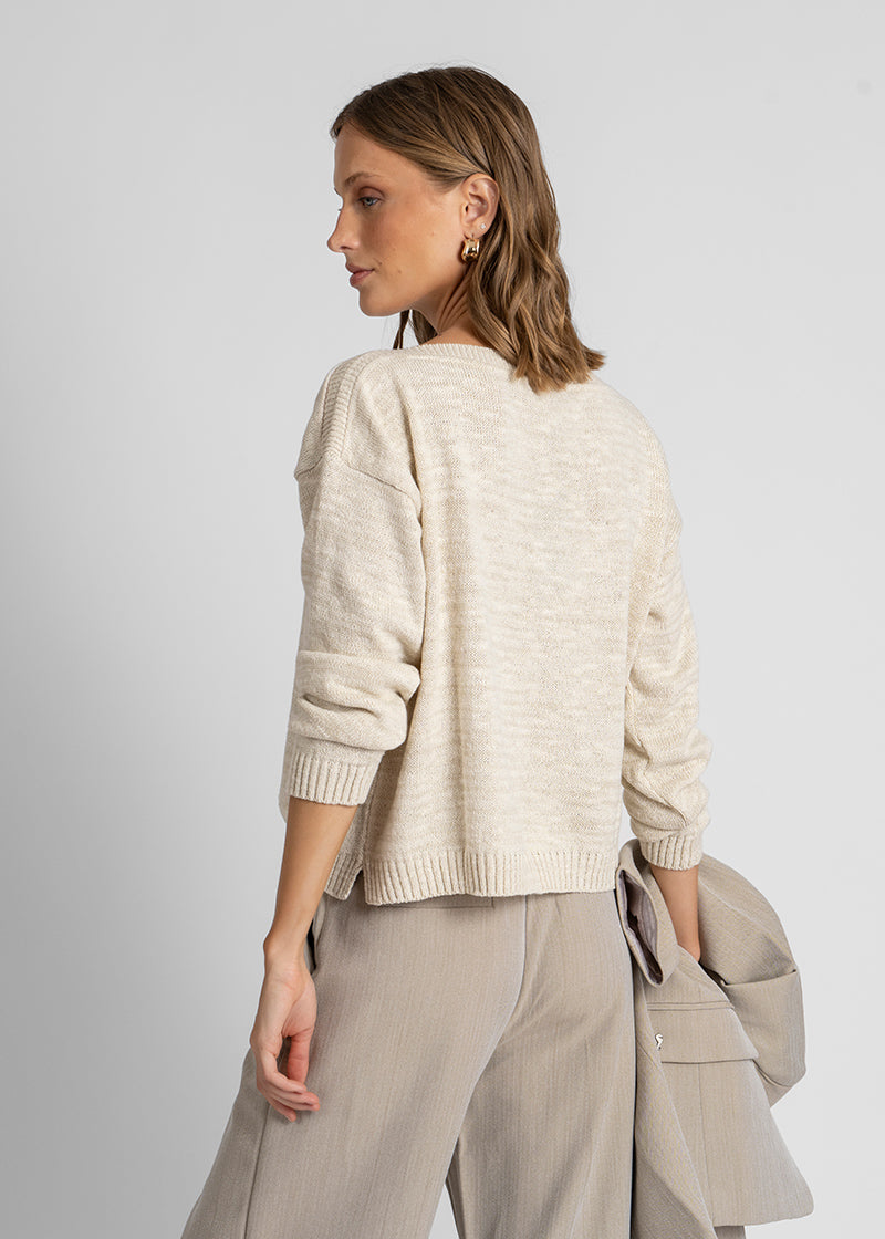 CHALECO ESTRELLA crudo