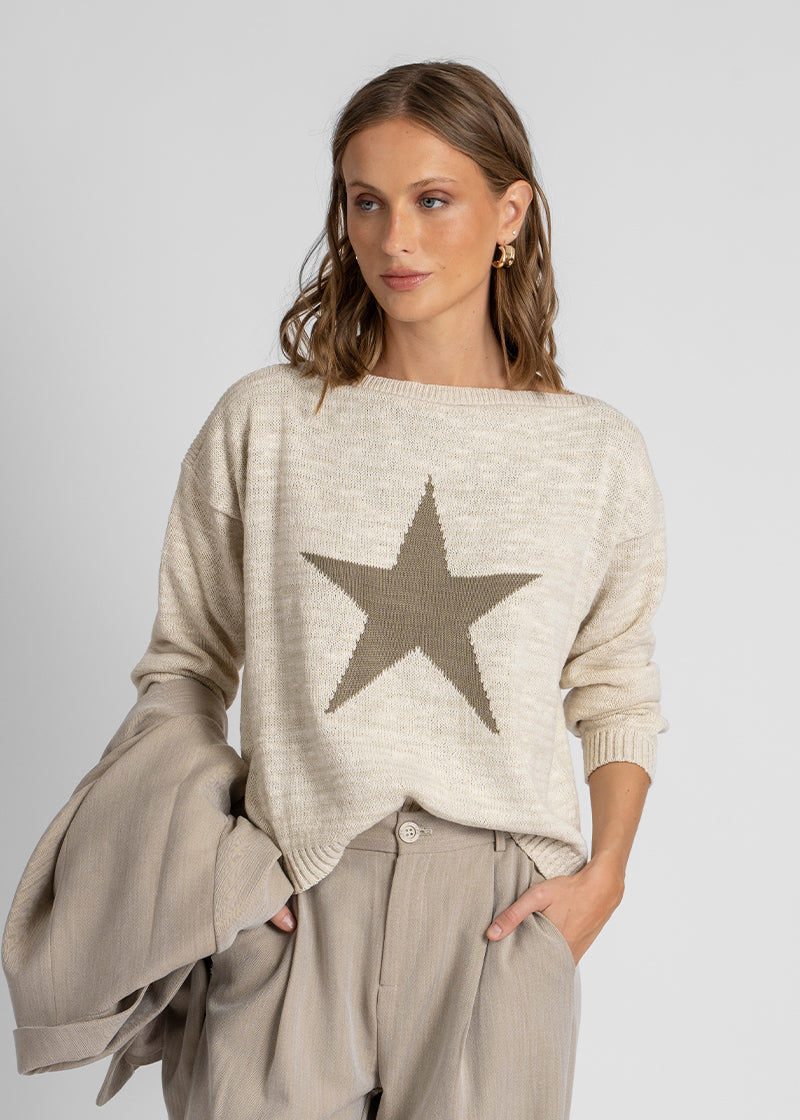 CHALECO ESTRELLA crudo