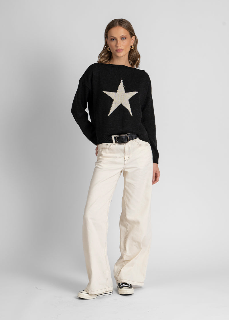 CHALECO ESTRELLA negro