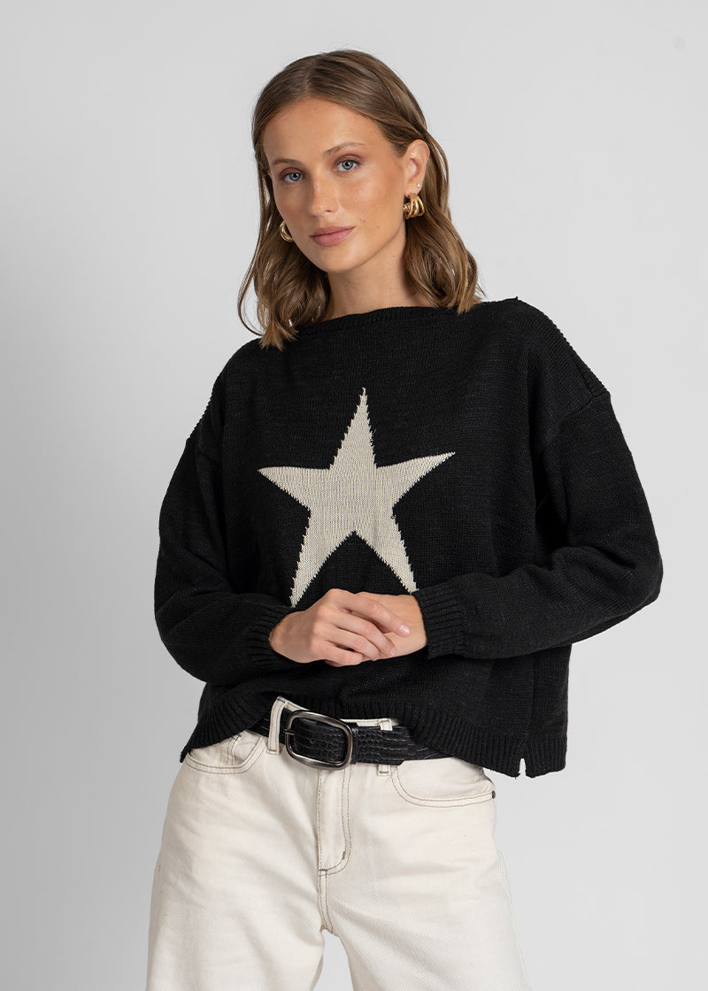 CHALECO ESTRELLA negro