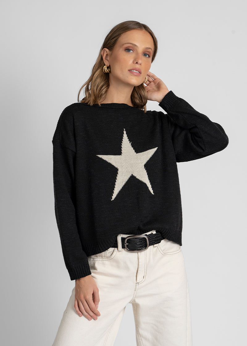 CHALECO ESTRELLA negro