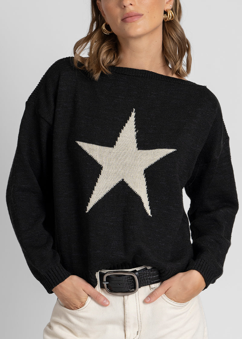 CHALECO ESTRELLA negro