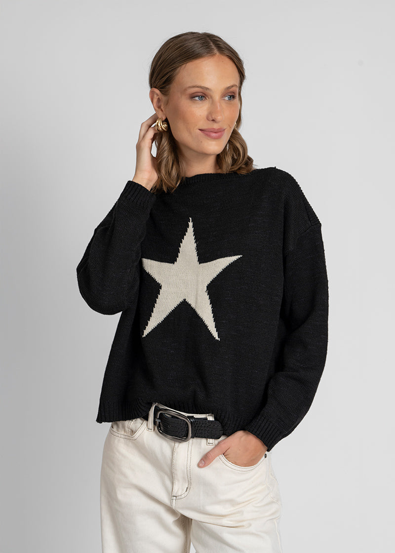 CHALECO ESTRELLA negro