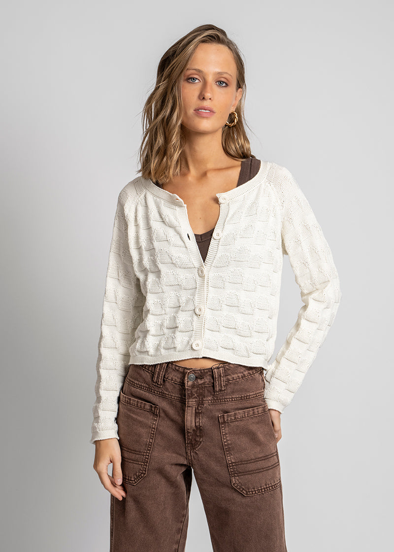 CHALECO FLORENCIA crudo