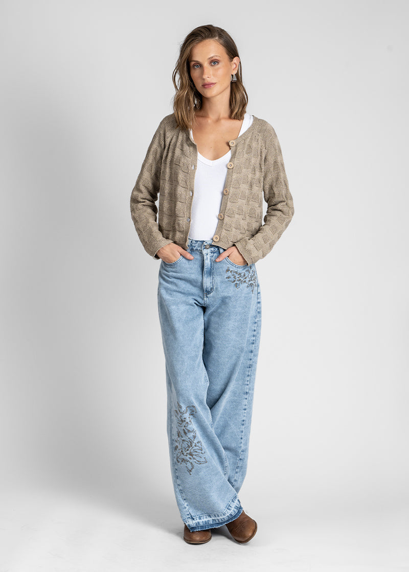 CHALECO FLORENCIA beige