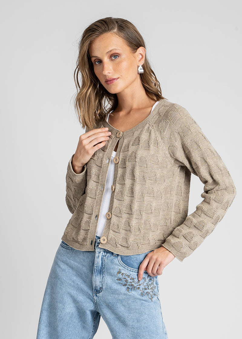 CHALECO FLORENCIA beige