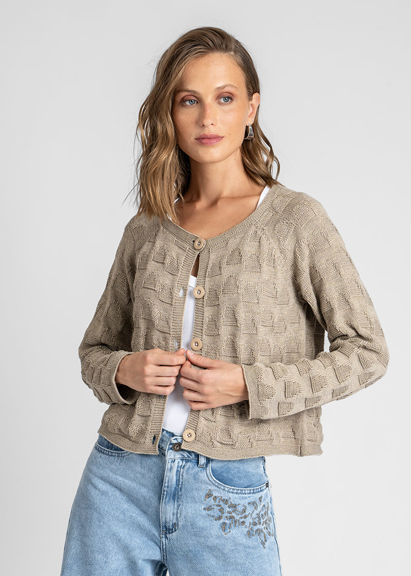 CHALECO FLORENCIA beige