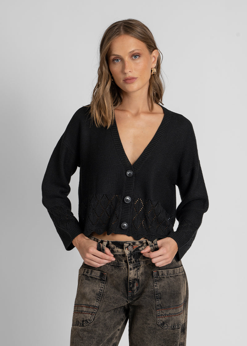CHALECO GINA negro