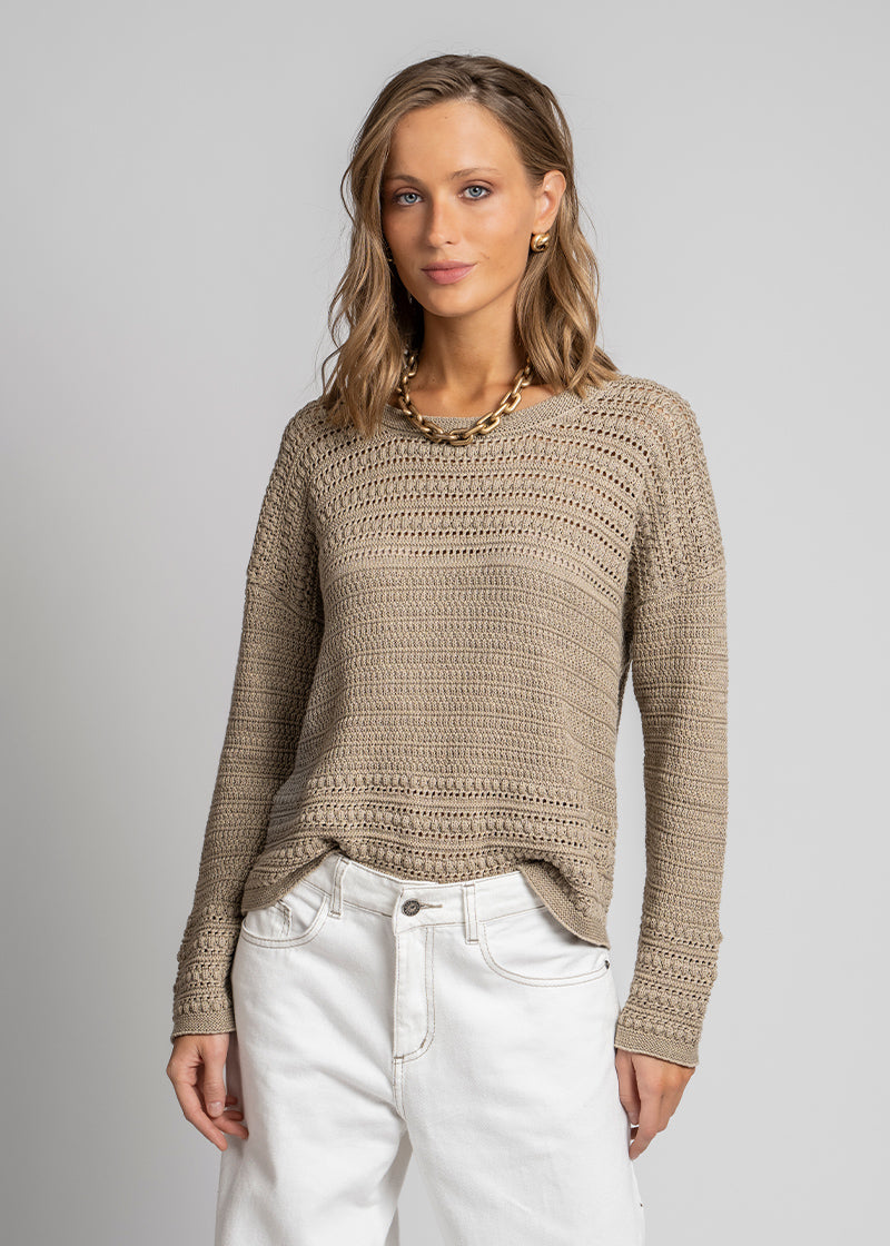 CHALECO NINA beige