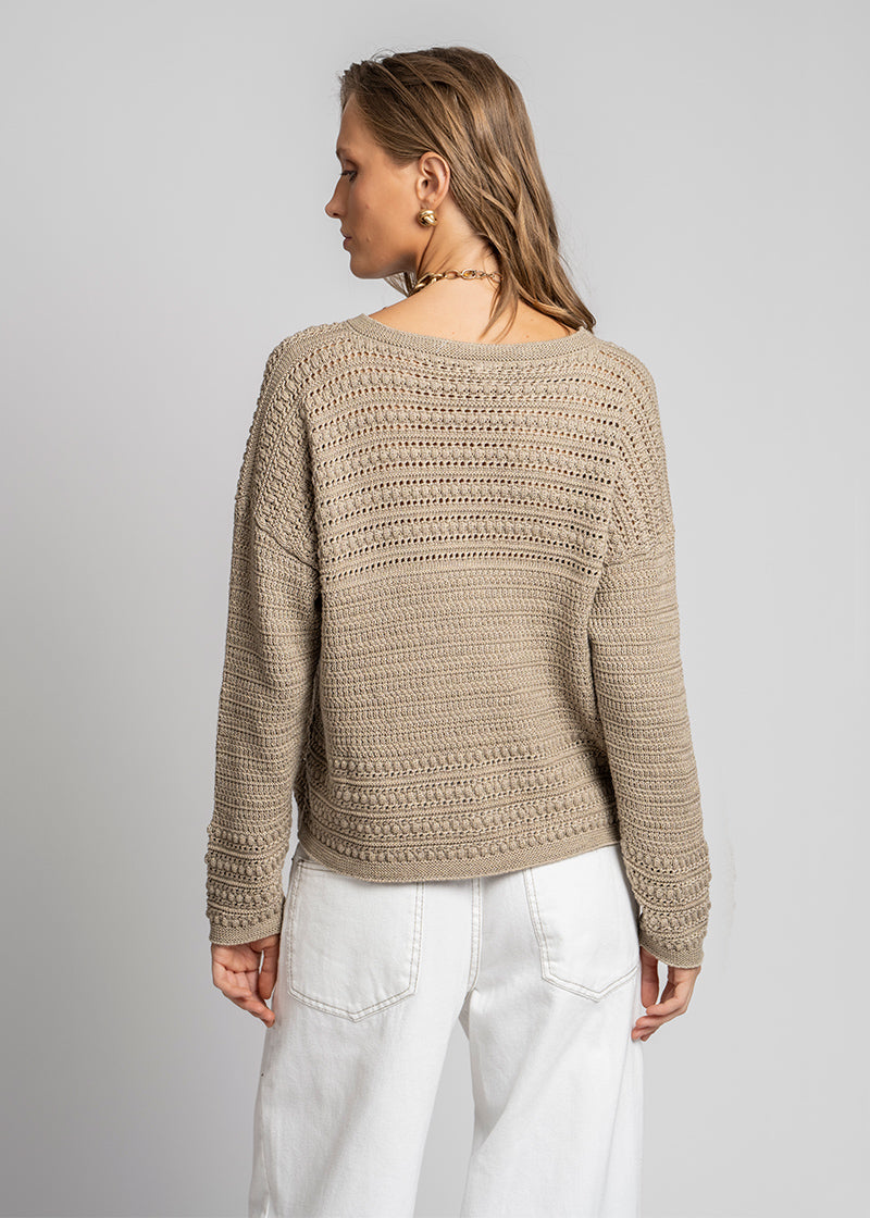 CHALECO NINA beige