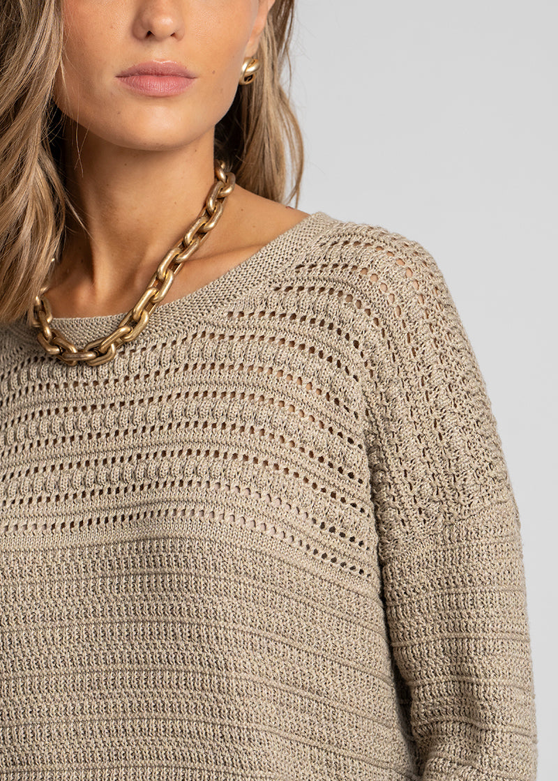 CHALECO NINA beige