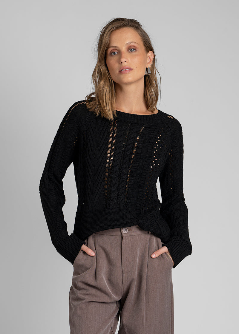 CHALECO SARA negro