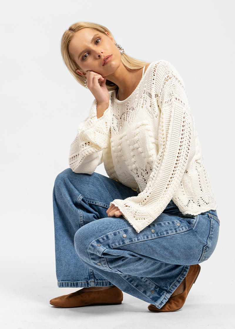 CHALECO SAYULITA blanco