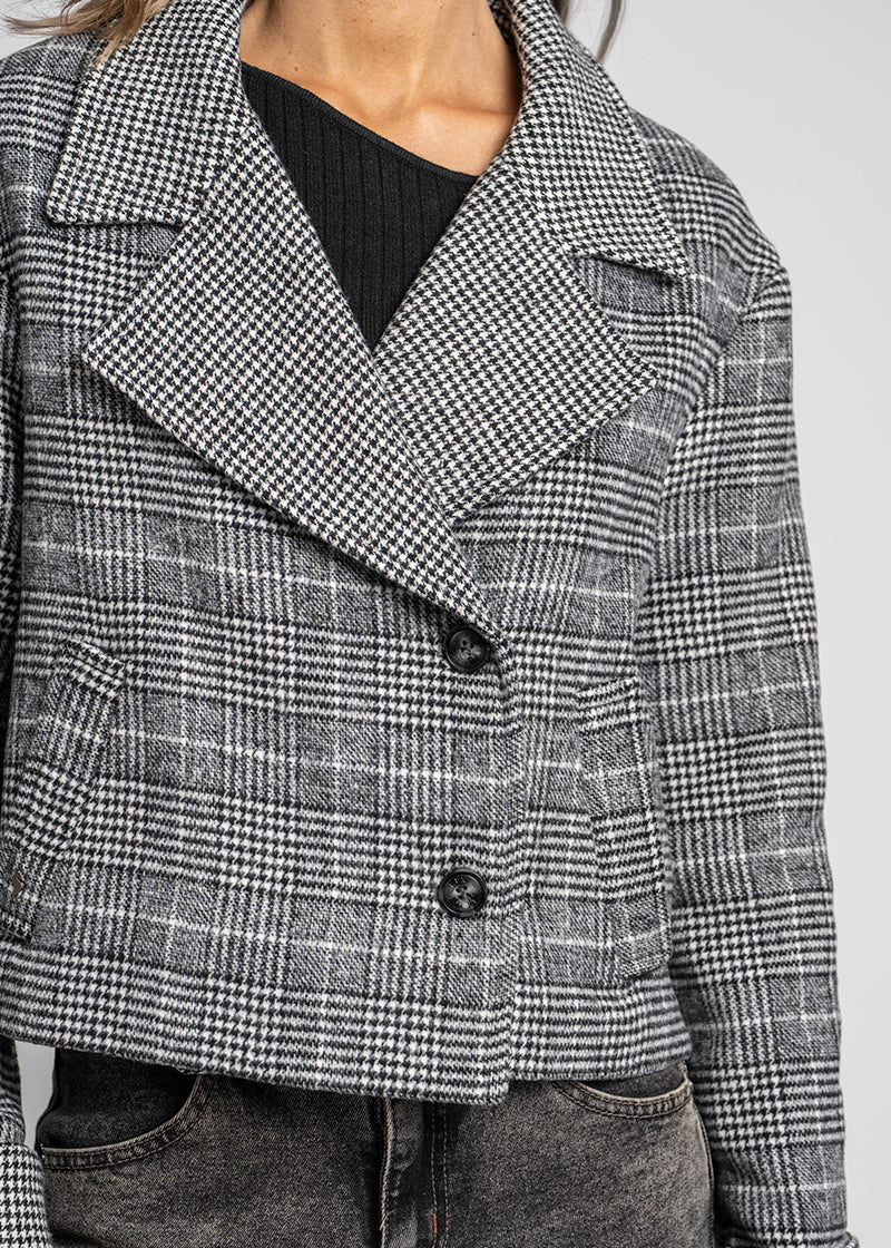 CHAQUETA ALINA gris oscuro