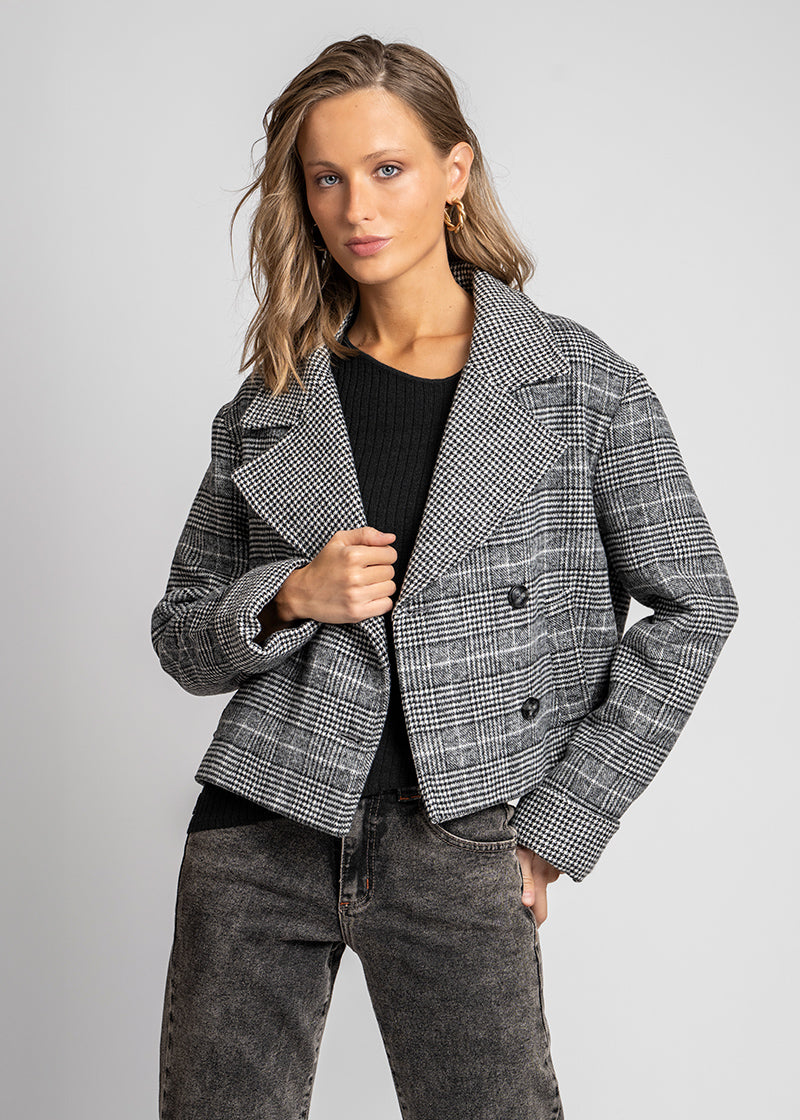 CHAQUETA ALINA gris oscuro