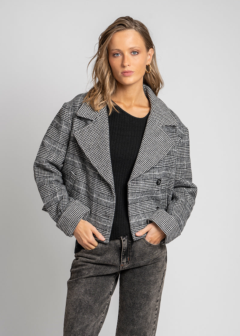 CHAQUETA ALINA gris oscuro