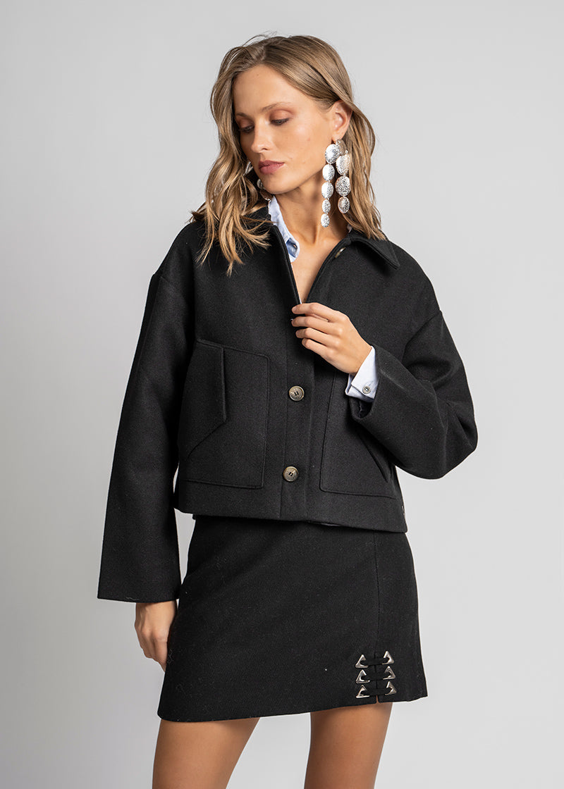 CHAQUETA AMAYA negro