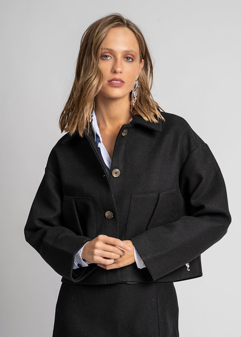 CHAQUETA AMAYA negro