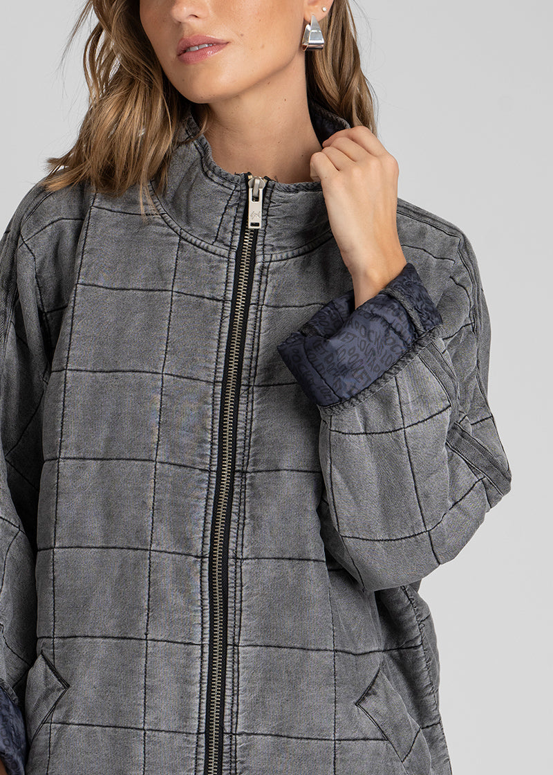 CHAQUETA AVA gris