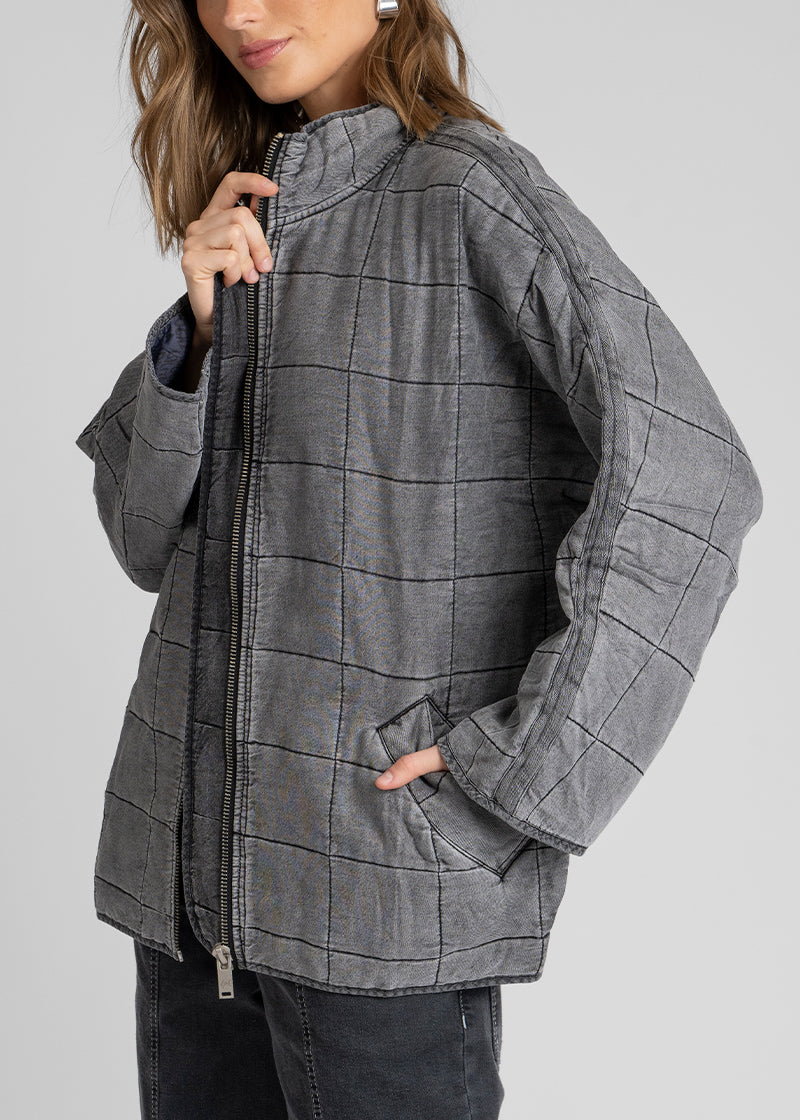 CHAQUETA AVA gris