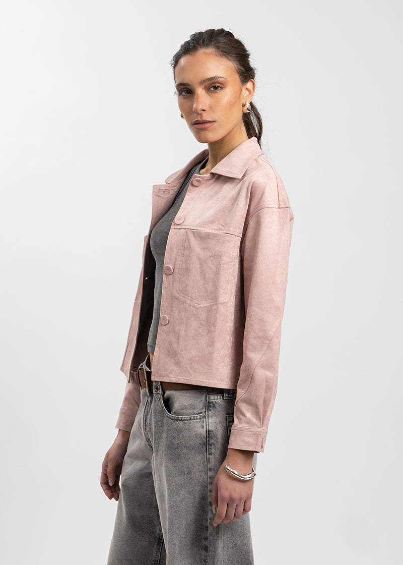 CHAQUETA BÁRBARA rosado